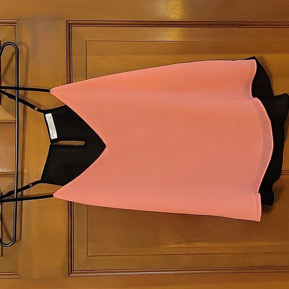 A'Gaci Hot Pink and Black Top (Sz S)